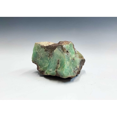 98 - An interesting collection of eight identified mineral specimens comprising, mica schist, stilbite, b... 