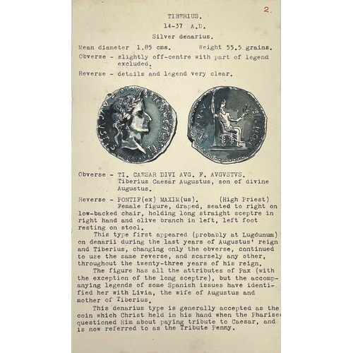 108 - Roman Empire - Augustus/Tiberius 29 BC - 37 AD. 4 coins, 2 copper and 2 silver from a collection put... 