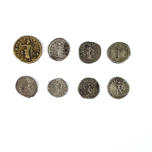 119 - Roman Empire - Septimus Severus/Julia Domna/Caracalla/Plautilla/Geta 193-217 AD. 8 coins including 7... 