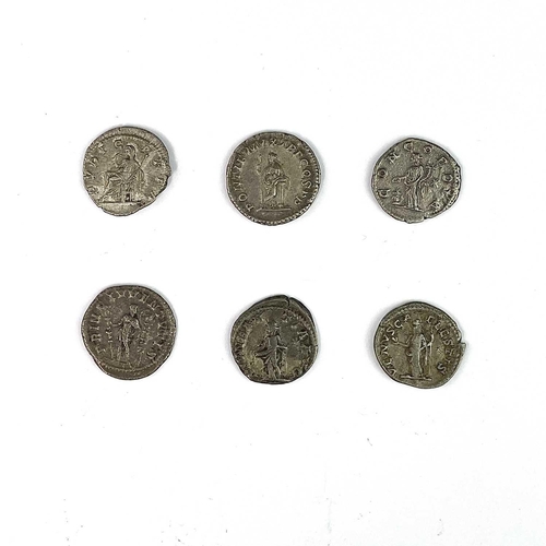 120 - Roman Empire - Macrinus/Diadumenian/Elagabalus/Aquilia Severa/Julia Soaemias/Julia Maesa 217-222 AD.... 