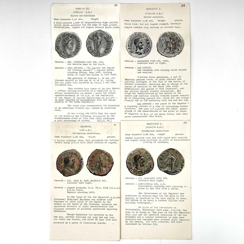 122 - Roman Empire - Maximinus I/Balbinus/Gordian III 235-244 AD. 4 coins including 2 silver. From same co... 