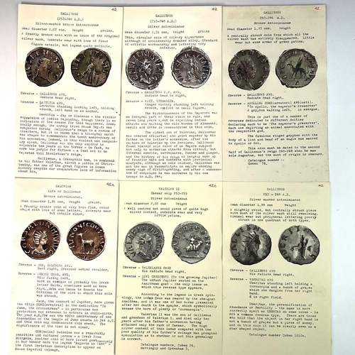 125 - Roman Empire - Gallienus/Salonina/Valerian II/Postumus/Victorinus 253-270 AD. 12 coins including 3 s... 