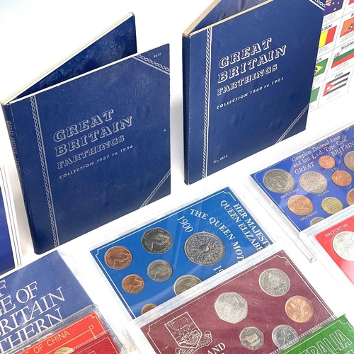 135 - Proof and Uncirculated Coin Sets. Containing: G.B Royal Mint Proof 1982 and 1983 sets, Royal Mint un... 