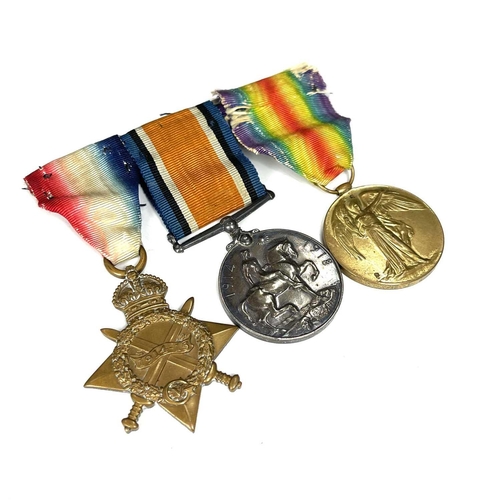 201 - G.G. World War I Medals (x5). Lot comprises two groups to Army Service Corps: Group 1: 1914-15 Trio ... 