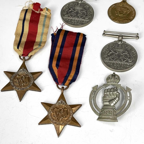 203 - G.B. World War II Medals (x7) etc. Lot comprises 7 medals: Defence Medal (x2), War Medal, 1939-45 St... 