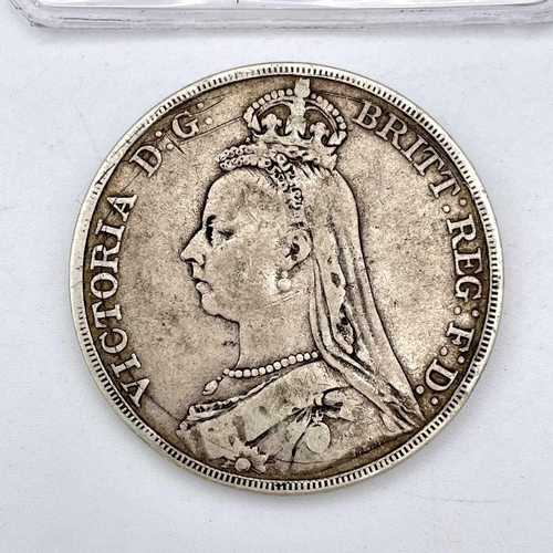 21 - Great Britain Silver Queen Victoria Jubilee Head Crowns (x4). Comprising a run from 1889 to 1892 inc... 