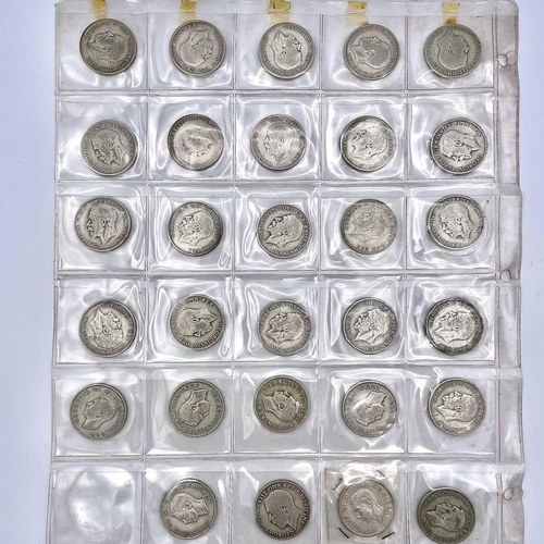 25 - Great Britain Two Shillings pre 1947 Silver and later. Comprising £5.10 of pre 1947 silver florins i... 