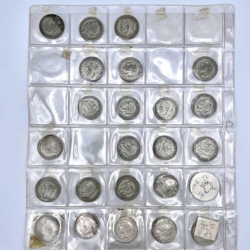 25 - Great Britain Two Shillings pre 1947 Silver and later. Comprising £5.10 of pre 1947 silver florins i... 