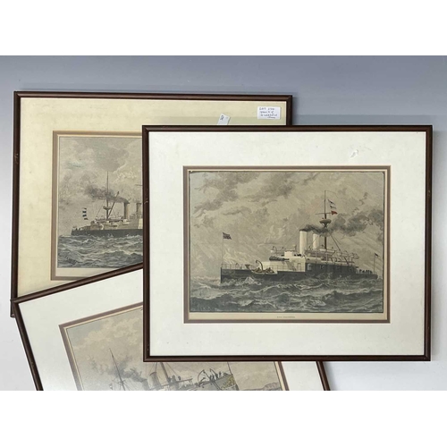 259 - Military - Royal Navy Ark Royal and other Naval Interest. Comprising 7 framed pictures relating to H... 