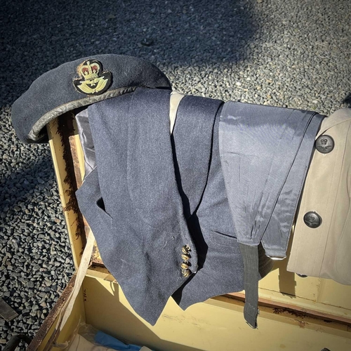 261 - RAF Military Uniform - Early 1960's in Accompanying Trunk. Comprising the property of Squadron Leade... 