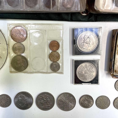 28 - Great Britain pre 1920 Silver Coinage, pre Decimal Coinage and Military Badges and Buttons. Comprisi... 