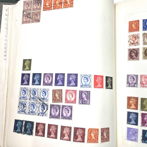 305 - Great Britain and World Stamp Albums (x5) plus Mint Decimal Great Britain and loose stamps. Lot comp... 