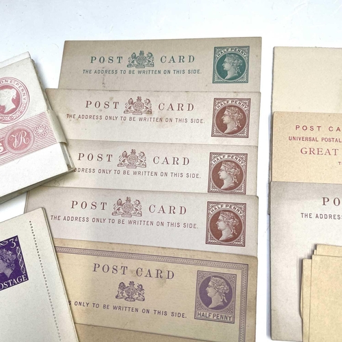 322 - Victorian and later Official G.B. Postal Stationery. Comprising a rare set of 21 x 1d Penny Pink pos... 