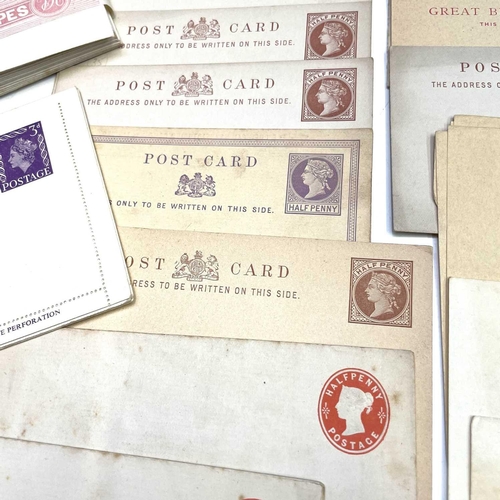 322 - Victorian and later Official G.B. Postal Stationery. Comprising a rare set of 21 x 1d Penny Pink pos... 