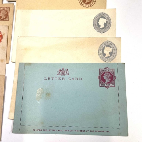 322 - Victorian and later Official G.B. Postal Stationery. Comprising a rare set of 21 x 1d Penny Pink pos... 