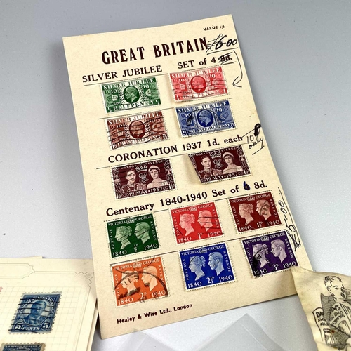 336 - Great Britain and World. A box containing: Approximately £60 G.B decimal unmounted mint stamps in a ... 