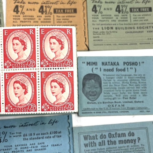 340 - G.B Pre-Decimal Booklets. 1950/60's stamp booklets. 2/6d F60 Inv.2d (good perfs), F60 Inv.2d, F60, 5... 