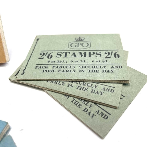 340 - G.B Pre-Decimal Booklets. 1950/60's stamp booklets. 2/6d F60 Inv.2d (good perfs), F60 Inv.2d, F60, 5... 