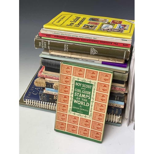 365 - Stamp Catalogues and Specialised Reference Books. A large box containing a quantity of books from th... 