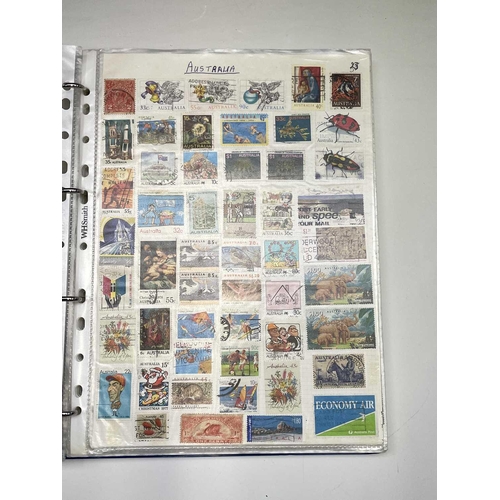 366 - World Collection A to Z in 15 volumes. A little muddled but nevertheless a huge quantity of stamps a... 