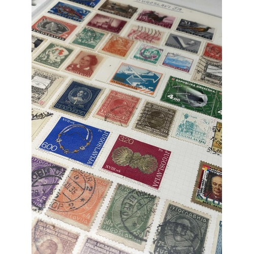 366 - World Collection A to Z in 15 volumes. A little muddled but nevertheless a huge quantity of stamps a... 