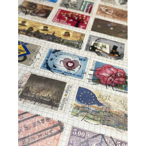 366 - World Collection A to Z in 15 volumes. A little muddled but nevertheless a huge quantity of stamps a... 