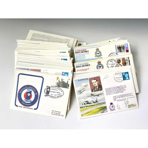 368 - RAF Stamp Covers. A duplicated selection of over 200 flown RAF stamp covers including a number of si... 