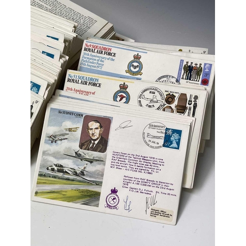 368 - RAF Stamp Covers. A duplicated selection of over 200 flown RAF stamp covers including a number of si... 