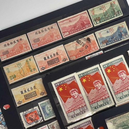 402 - China. Comprising seven double sided stockcards with well in excess of 500 stamps from circa 1900 Ju... 