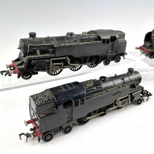 519 - Hornby Dublo Steam Engine Conversions from 3 Rail to 2 Rail (x3). Comprising BR 2-6-4 Tank Engine 80... 