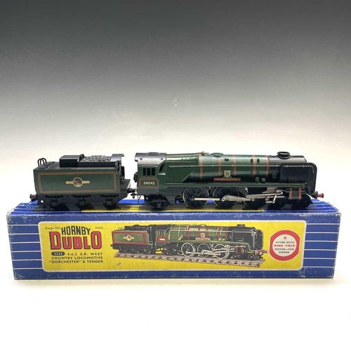 520 - Hornby Dublo S.R. Steam Engine Conversion from 3 Rail to 2 Rail. Comprising boxed West Country 4-6-2... 