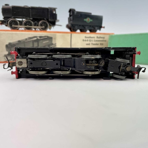 522 - K's Motorised White Metal S.R Q1 O-6-O Tender Locomotive and Hornby Dublo N2 O-6-2T Locomotive. (2 i... 