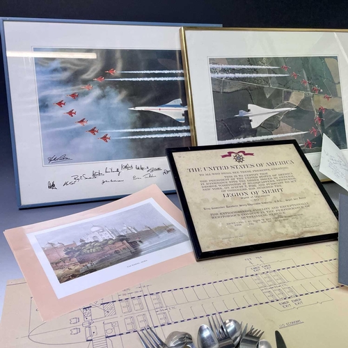 538 - Transport Aviation - Concorde / Red Arrows, etc Interest. Lot comprises two 20