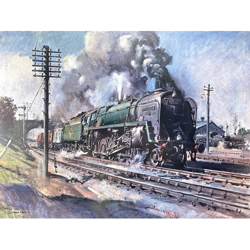 540 - Transport - Railways. Terence Cuneo, framed and glazed pictures (x2). Comprising: 