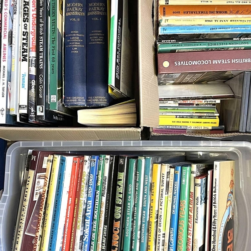 544 - Railway Books, etc. A collection of more than 50 railway books, plus bus books, etc. Noted 6 x Bradf... 