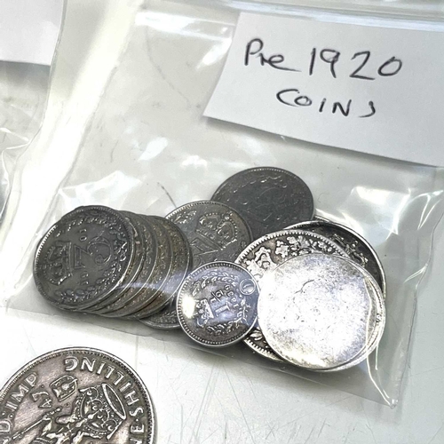 58 - Great Britain Silver and Cupro-nickel Coins. Comprising 1935 Silver Jubilee crown, high grade 1940 2... 