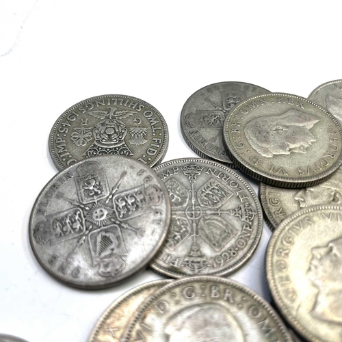 60 - G.B. Pre 1947 Silver Coins. Comprising a bag containing £5 of pre 1947 G.B silver coinage.