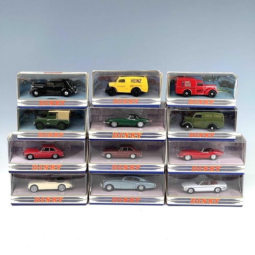 642 - 1980's Dinky / Matchbox Die Cast Cars and Vans. Containing 12 boxed British die cast vehicles in goo... 