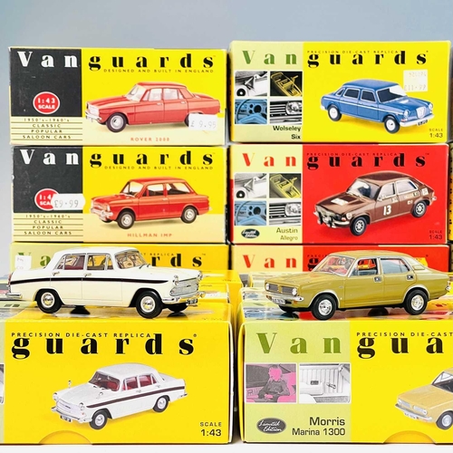 667 - Vanguard Cars (x19). Comprising 19 cars in original packaging and in good condition. Noted: Austin A... 