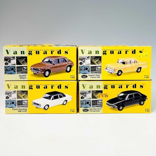 667 - Vanguard Cars (x19). Comprising 19 cars in original packaging and in good condition. Noted: Austin A... 