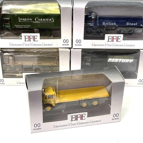 679 - Oxford Die Cast and EFE Die Cast Models. Comprises 23 Oxford Die Cast advertising vans plus an EFE T... 