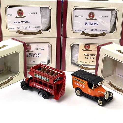 679 - Oxford Die Cast and EFE Die Cast Models. Comprises 23 Oxford Die Cast advertising vans plus an EFE T... 