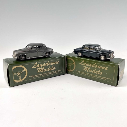 701 - Lansdowne Models 1:43 Scale. 1957 Rover P4 model 90 (LDM 5) plus 1965 Rover P5 MK II (LDM 15). Both ... 