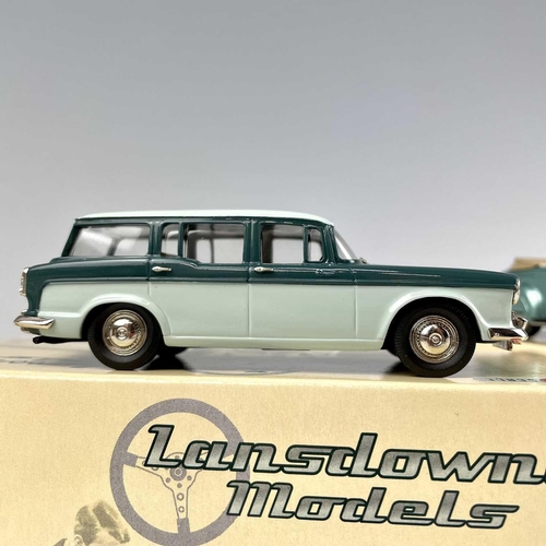 714 - Lansdowne Boxed Models 1:43 Scale. Comprising 1949/50 Humber Super Snipe MK III Saloon (Gunmetal) re... 