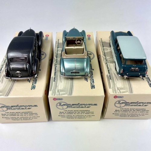 714 - Lansdowne Boxed Models 1:43 Scale. Comprising 1949/50 Humber Super Snipe MK III Saloon (Gunmetal) re... 