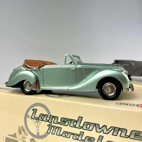 715 - Lansdowne Boxed Models 1:43 Scale. Comprising 1939 Lagonda V12 Rapide Drophead Couple (Gunmetal Grey... 