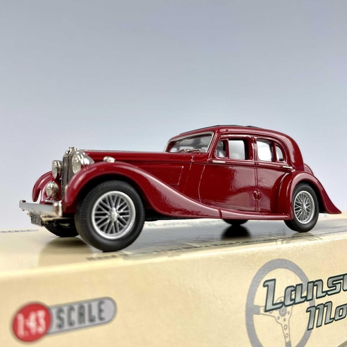 716 - Lansdowne Boxed Models 1:43 Scale. Comprising 1936-1939 MG SA Saloon (Maroon) ref LDM 53 plus 1937 M... 