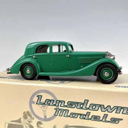 718 - Lansdowne Boxed Models 1:43 Scale. Comprising 1936 Railton Cobham Saloon (Mid Green) ref LDM 79 plus... 