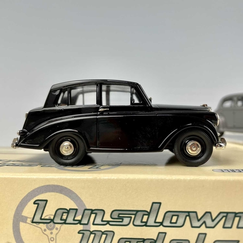 719 - Lansdowne Boxed Models 1:43 Scale. Comprising 1935/6 Triumph Gloria Vitesse Sports Saloon (Grey) ref... 