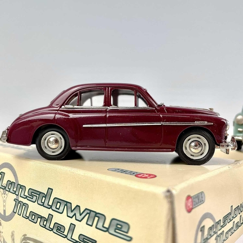 720 - Lansdowne Boxed Models 1:43 Scale. Comprising 1954 Wolseley 6/90 Series I (Mist Grey) ref LDM 60 plu... 